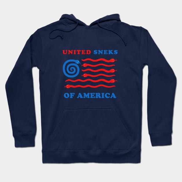 United Sneks Of America Hoodie by dumbshirts